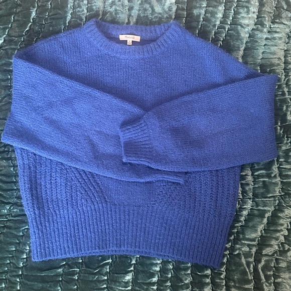 Cobalt blue Madewell sweater - Picture 2 of 6